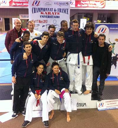 carton plein filiere sportive2 - Carton plein pour la filière sportifs de haut niveau aux championnats de France universitaires de judo et de karaté