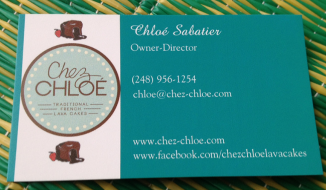 chez chloe lavacakes 51 - Chloé, promotion 2013 "J'ai créé mon entreprise de vente de fondants au chocolat maison à Détroit, aux Etats-Unis"