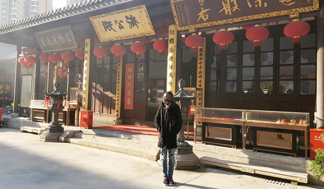 Patrice, en échange à Shanghai Normal University