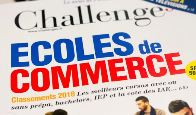 Le classement Challenges 2018 des écoles de commerce postbac  EMLV