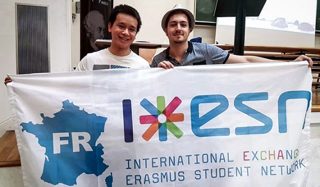 EMLV rejoint erasmus student network