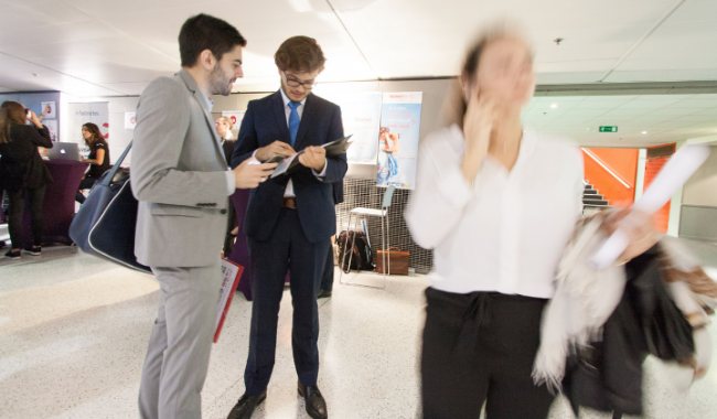 Chief Transformation Officer article_ 2 students discussing
