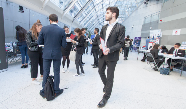 internship hunting during forum des entreprises