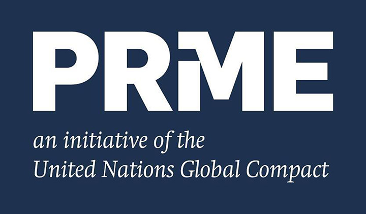 PRME logo - L'EMLV, membre du réseau des écoles PRME, un label de l'ONU pour encourager la responsabilité sociétale