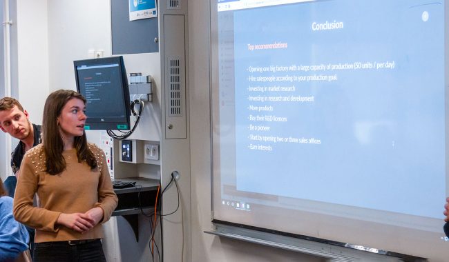 The Capstone project at EMLV allows students to develop their consulting and business skills