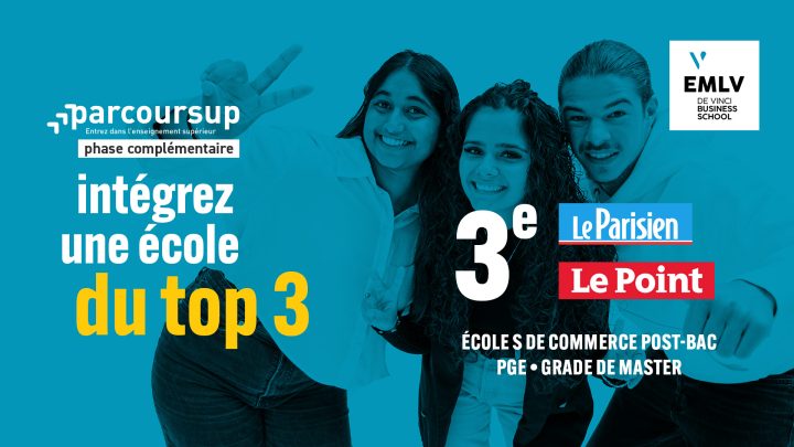 2025 05 top3 PC 720x405 - Phase complémentaire de Parcoursup : une nouvelle opportunité pour intégrer des formations d'excellence