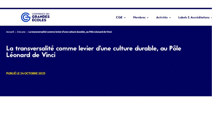 emlv CGE Samia 720x420 - Revue de presse EMLV – Septembre-Novembre 2025