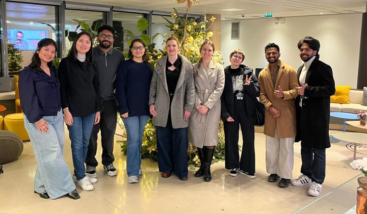 Master in Management students explore French-language journalism at RFI studios EMLV MIM French language journalism 2 720x420 - Master in Management students explore French-language journalism at RFI studios