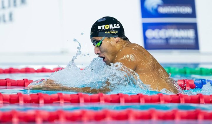 Carl Aitkaci athlète de haut niveau en natation