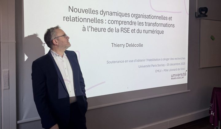 Thierry Delécolle " Nouvelles dynamiques organisationnelles et relationnelles : comprendre les transformations à l'heure de la RSE et du numérique "