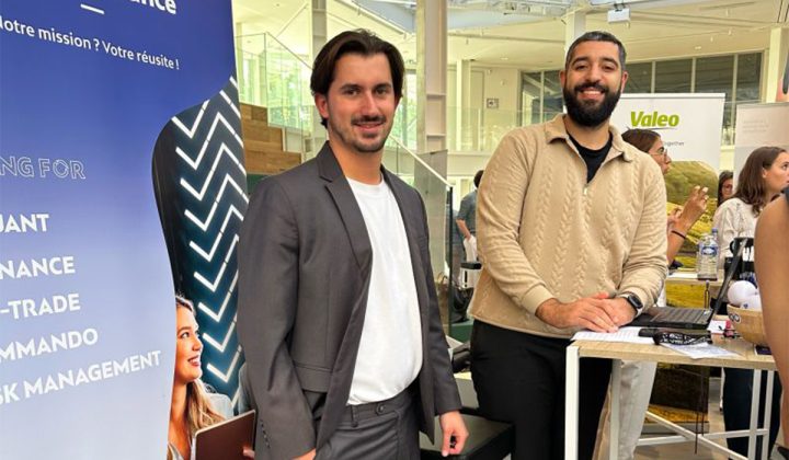 Diversité d'entreprises partenaires presentes lors du Career Fair